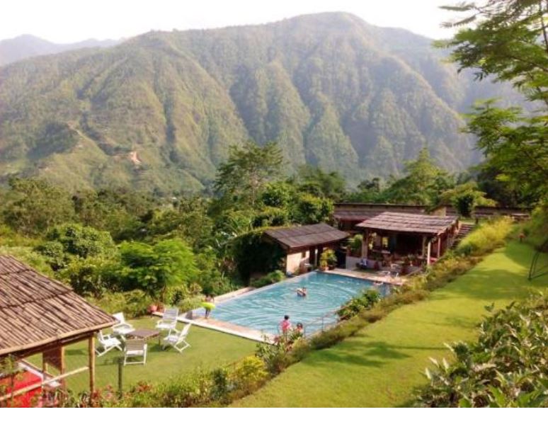 Nepal Summit River Lodget outside pool