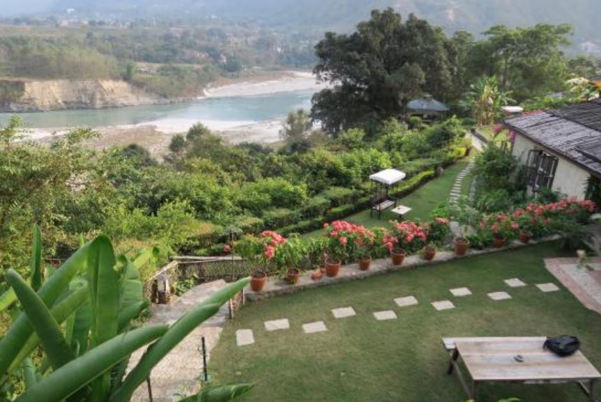Nepal Summit River Lodget outside river